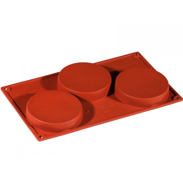 Pavoni I.S.p.A. Форма силиконовая FR 023 (диски для бисквита, d103хh20) Pavoni I.S.p.A. Форма силиконовая FR 023 (диски для бисквита, d103хh20)