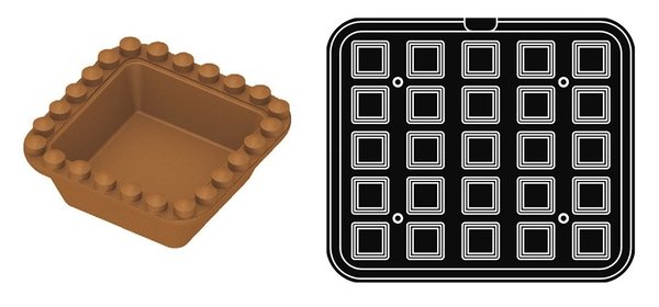 PAVONI ITALIA S.P.A. Форма G из сменного комплекта пластин серии PIASTRA PAVONI ITALIA S.P.A. Форма G из сменного комплекта пластин серии PIASTRA